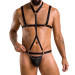 Комплект чоловічої білизни зі стреп Passion 039 Set Andrew black L/XL