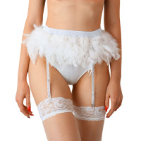 Пояс для чулок Art of Sex - Sweet Angel, размер XS-2XL, цвет белый Пояс для чулок Art of Sex - Sweet Angel, размер XS-2XL, цвет белый