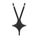 Мужское боди с люверсами Passion 028 Harry Black XXL/XXXL