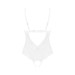 Эротическое полупрозрачное боди Obsessive Heavenlly crotchless teddy белый XL/2XL