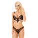Комплект білизни SoftLine Camila S/M Black