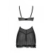 Эротический пеньюар Passion MARINA CHEMISE, XXL/XXXL, black