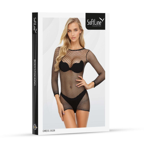 Платье SoftLine Dress 3028 One Size Black