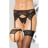 Пояс для чулок SoftLine Garterbelt 3317 M/L Black