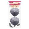 Пестисы LoveToy Reusable Glitter Heart Tassel Nipple Pasties