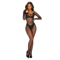 Бодистокинг SoftLine Bodystocking 2061 One Size Black