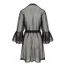 Повітряний пеньюар Passion LOVELIA PEIGNOIR black L/XL