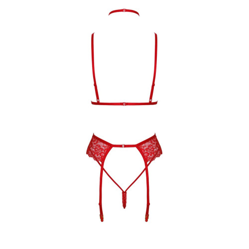 Комплект Kissable Bondage Kiss Set Red L/XL