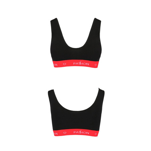 Спортивний топ на широких бретелях Passion PS003 TOP L, black