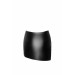 Юбка Noir Handmade F305 Legacy, L, black, мини, под латекс, асимметричный крой