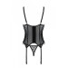 Корсет Passion MARINA CORSET, XXL/XXXL, black, з відкритими чашками