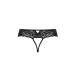 Кружевные стринги с доступом Passion Senia Thong black L/XL