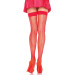 Панчохи-сітка зі швом Leg Avenue Backseam Thigh Highs Red one size