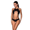 Боди с открытым доступом Passion TASMINA BODY black L/XL