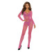 Бодистокинг SoftLine Bodystocking 2061 One Size Pink