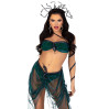 Эротический костюм Медузы Горгоны Leg Avenue Medusa Costume L, топ, юбка, нарукавники, украшения