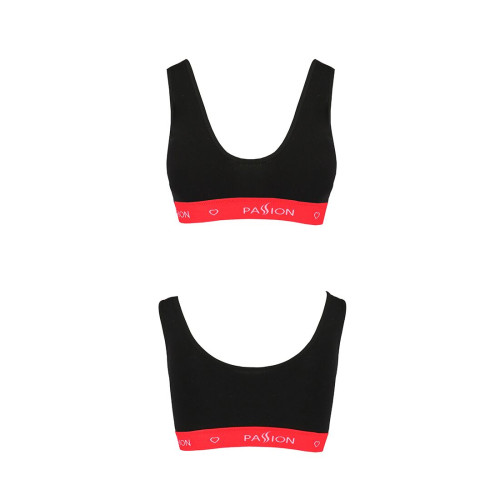 Спортивный топ на широких бретелях Passion PS003 TOP M, black