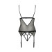 Корсет з відкритими грудьми Passion DIABOLINA CORSET black S/M