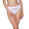 Трусики з широкою резинкою і мереживом Passion PS001 PANTIES M, white