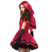 Эротический костюм Красной шапочки Leg Avenue Gothic Red Riding Hood XL, платье, накидка