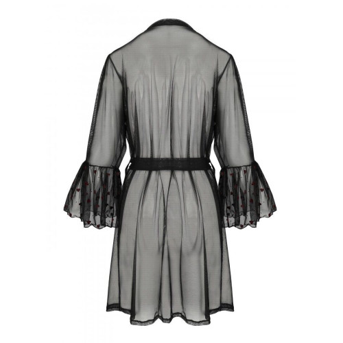 Повітряний пеньюар Passion LOVELIA PEIGNOIR black S/M