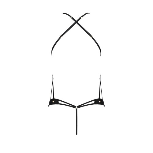 Боди с открытым доступом Passion TASMINA BODY black L/XL