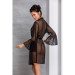Повітряний пеньюар Passion LOVELIA PEIGNOIR black S/M