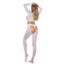 Бодистокинг SoftLine Bodystocking 2078 One Size White