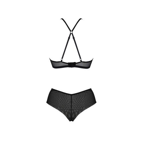 Комплект Passion KERRIA BIKINI black, XXL/XXXL, бралет і трусики-бікіні