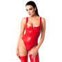 Боди Noir Handmade F352 Red powerwetlook body - M