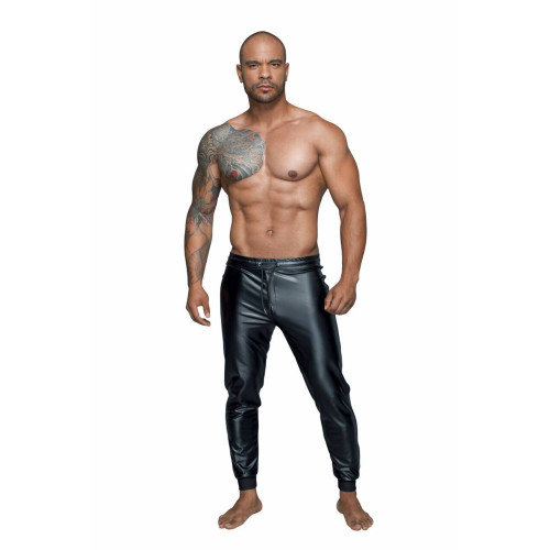 Чоловічі трегінси Noir Handmade H063 Powerwetlook treggings, XL, мокрий ефект