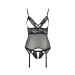 Корсет з відкритими грудьми Passion DIABOLINA CORSET black S/M