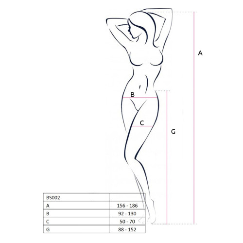 Еротичні колготки Passion BS002 S/XL Білі