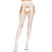 Ажурні колготки із сердечками Leg Avenue Heart White one size