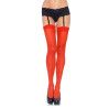 Сексуальные чулки под подвязки Leg Avenue Sheer Stockings Red one size