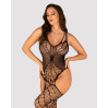 Ажурный бодистокинг под паутину Obsessive Bodystocking G325 black S/M/L