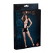 Откровенное миниплатье Moonlight Model 18 Black XS-L, со вставками из большой сетки