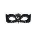 Кружевная маска Obsessive A700 mask, черная, единственный размер