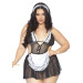 Костюм горничной Leg Avenue Fantasy French Maid XL/XXL, платье, трусики, повязка