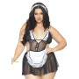 Костюм горничной Leg Avenue Fantasy French Maid XL/XXL, платье, трусики, повязка
