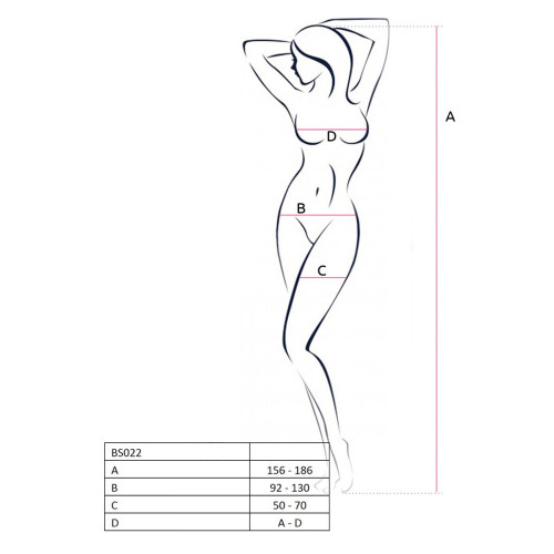 Бодистокинг Passion BS022 S/XL Черный