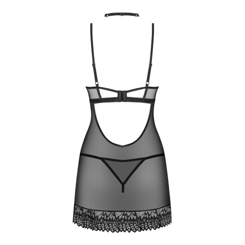 Сорочка Obsessive Donarella chemise & thong M/L