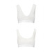 Спортивный топ из эластичного хлопка Passion PS005 TOP XL, white