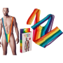 Мужские стринги OOTB Rainbow Mankini One Size