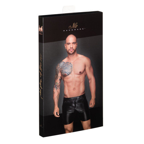 Мужские шорты с мокрым эффектом Noir Handmade H061 Powerwetlook shorts, 3XL