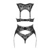 Obsessive Donna Dream 3-pcs set черный XS/S