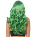 Хвиляста перука Leg Avenue Misfit Long Wavy Wig Green, довга, реалістичний вигляд, 61 см