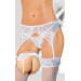 Пояс для чулок SoftLine Garterbelt 3317 M/L White
