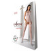 Бодістокінг з безліччю бретелей Passion BS095 One Size, white, імітація пояса та панчіх, з доступом