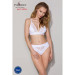 Трусики з широкою резинкою і мереживом Passion PS001 PANTIES M, white